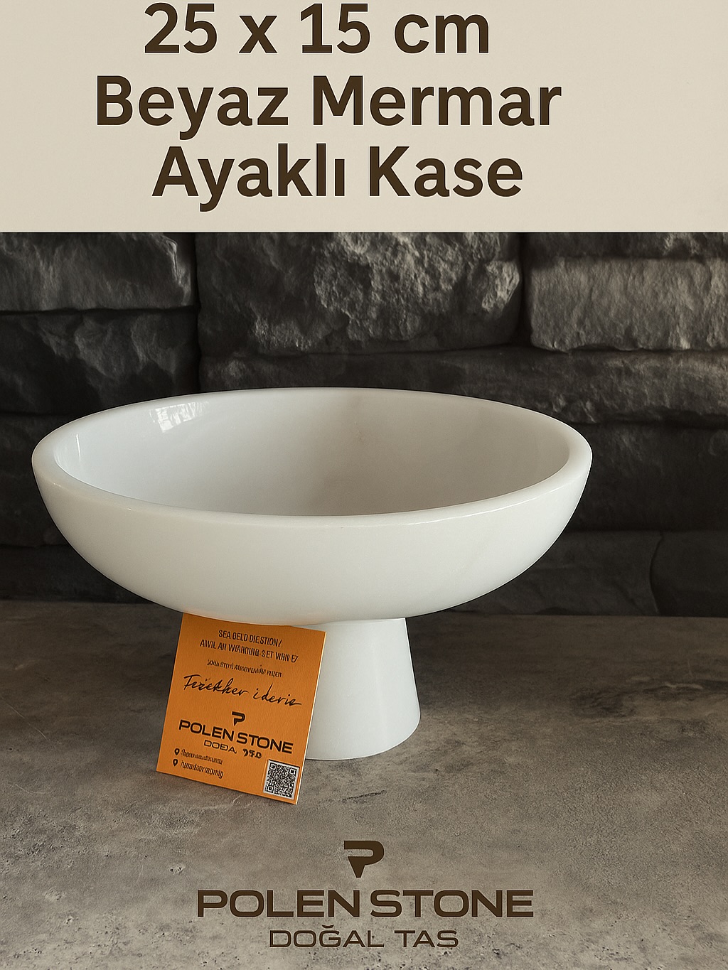 Handcrafted White Marble Bowl Adds Elegance to Tablescapes and Décor