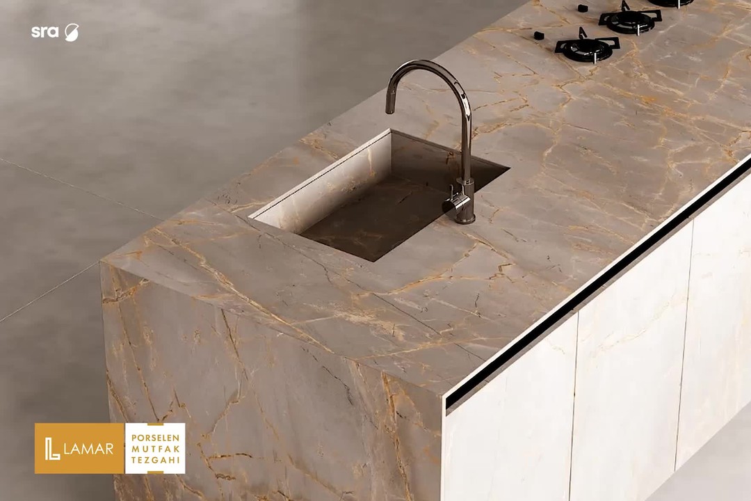Luxury Porcelain Surfaces Elevate Kitchen Design with Lamar Collection