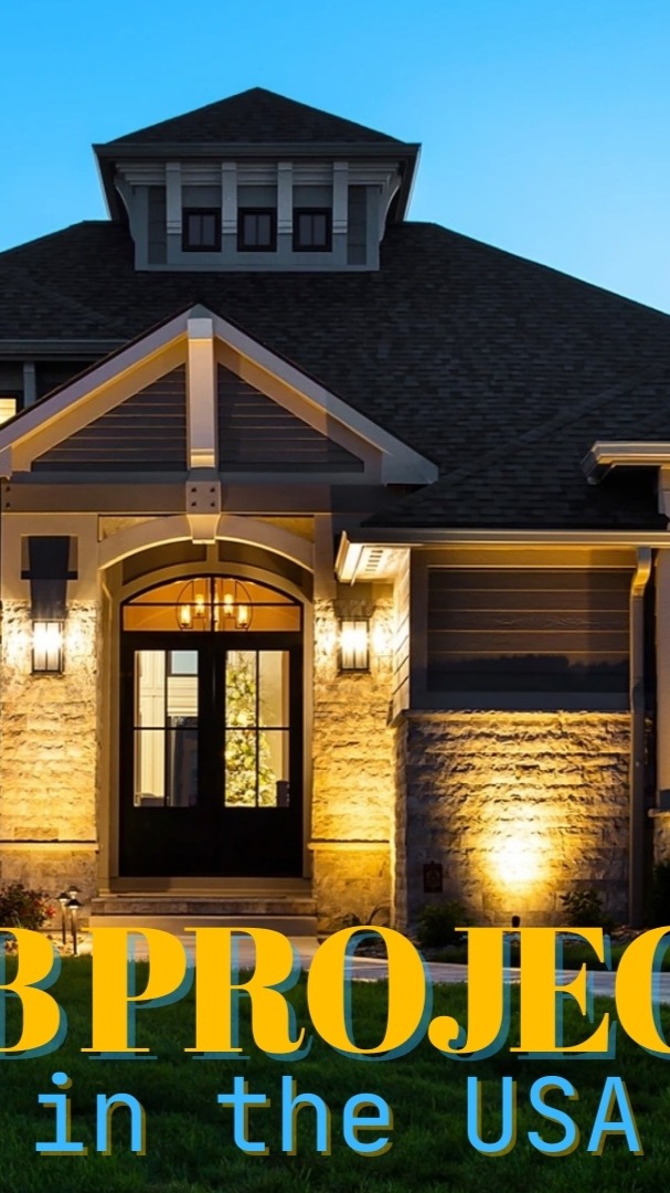 Natural Stone Facade Used in US Villa Project