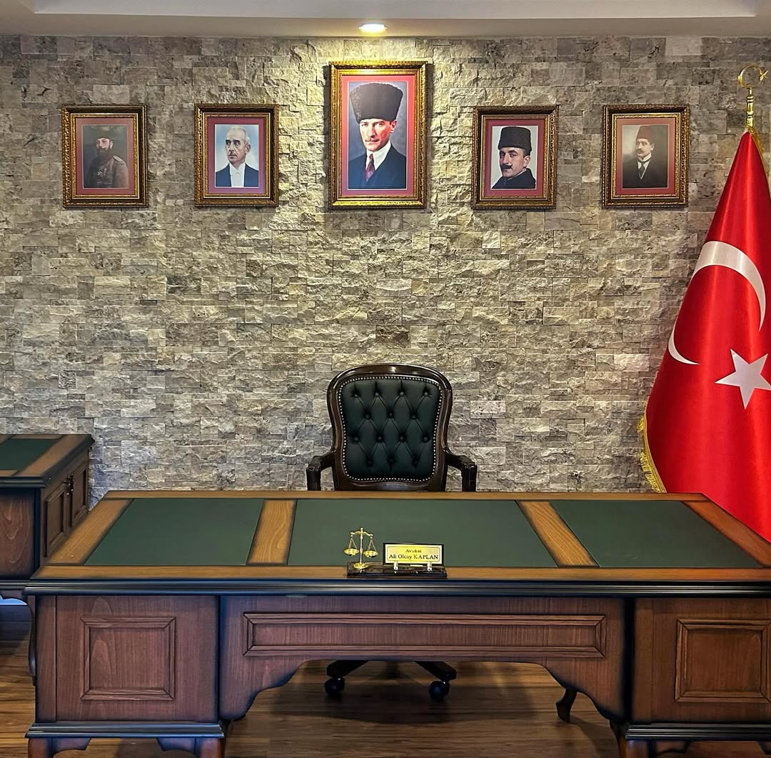Natural Stone Decorates Antalya Lawyer's Office, Showcasing Turkish Craftsmanship