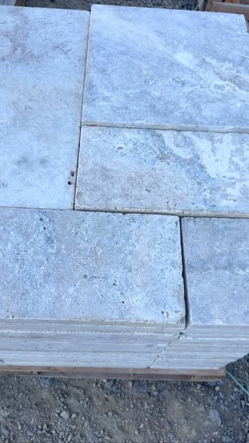 Durable Travertine Stone Sets Ideal for Landscaping and Exterior Design