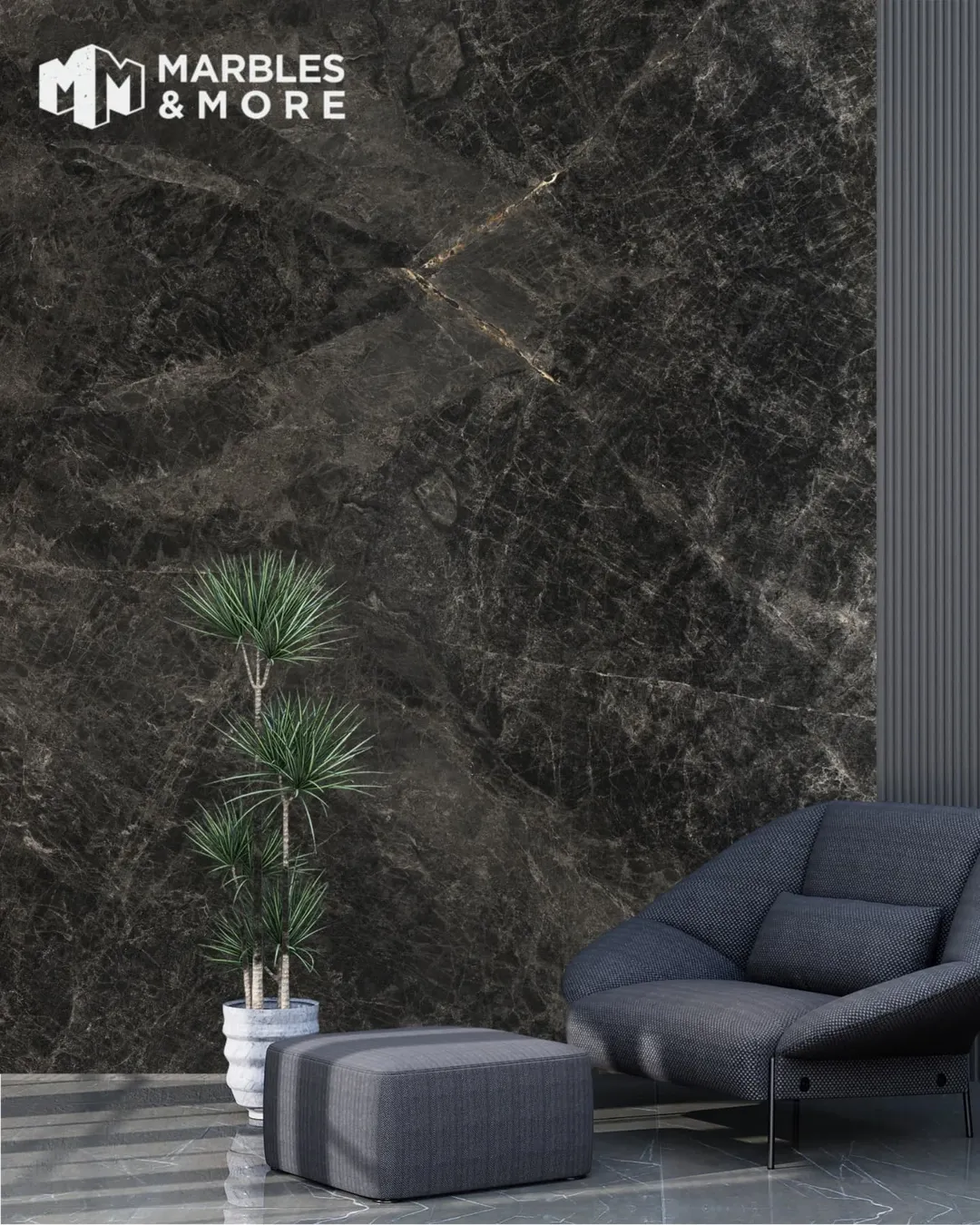 New Stock of Spider Blue Marble Arrives, Expanding Options for Designers and Builders