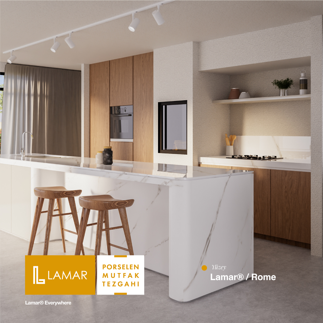 Lamar Porcelain Surfaces Offer Unique Aesthetic for Kitchen Design